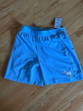 GOAT Athletic Swim Shorts for Men in Light Blue